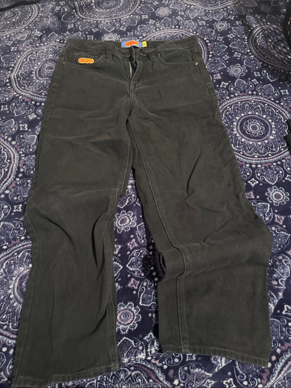 Empyre Black Corduroy Kids Jeans